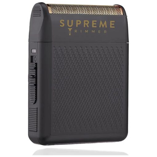 Supreme Trimmer Solo Mens Single Foil Shaver STF101 ( 150 Min Runtime ) Cordless Powerful USB-C Mini Size Travel Razor for Barbers, & Home use| Black