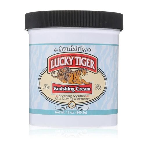 Lucky Tiger Mint Vanish Cream, 12 Ounce