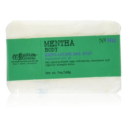 C.O, Bigelow Mentha Body Exfoliating Bar Soap 7.0 oz