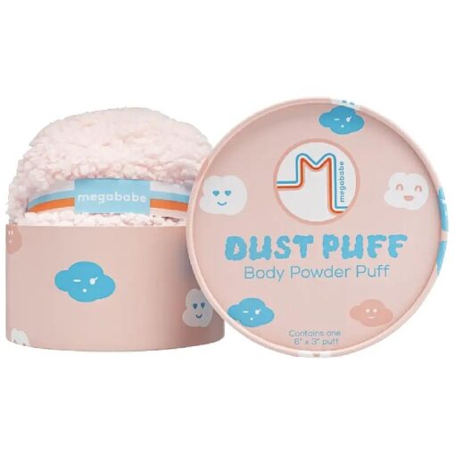 Megababe Body Powder Applicator - Dust Puff | Oversize ( 6" x 3" ) Powder Puff | Powder Sold Separately