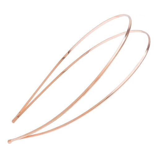 L. Erickson Metal Double Headband - Rose Gold