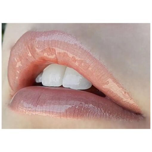 Lipsense Pink Champagne cool undertones with a metallic shimmer finish