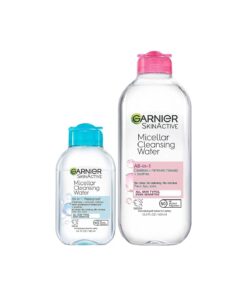 Garnier Micellar Cleansing Water, For All Skin Types, 13.5 fl oz + Micellar Cleansing Water, For Waterproof Makeup, 3.4 fl oz