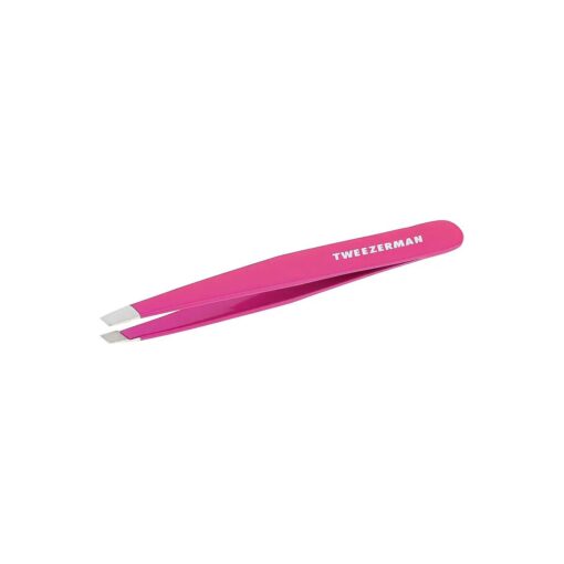 Tweezerman Stainless Steel Slant Tweezer ( Pretty in Pink )