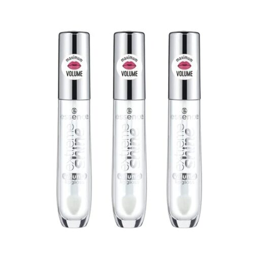 essence | 3-Pack Extreme Shine Volume Lip Gloss | High Shine, Non-Sticky, Long Lasting Transparent Lip Gloss | Vegan & Cruelty Free ( 01 | Crystal Clear )