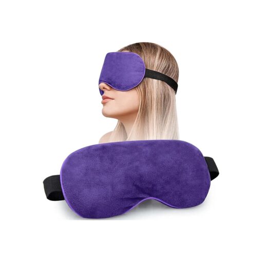 Heated Eye Mask, Moist Heat Eye Compress Microwave Warm Eye Mask for Dry Eyes, Good for Blepharitis, Itchy Eyes etc .