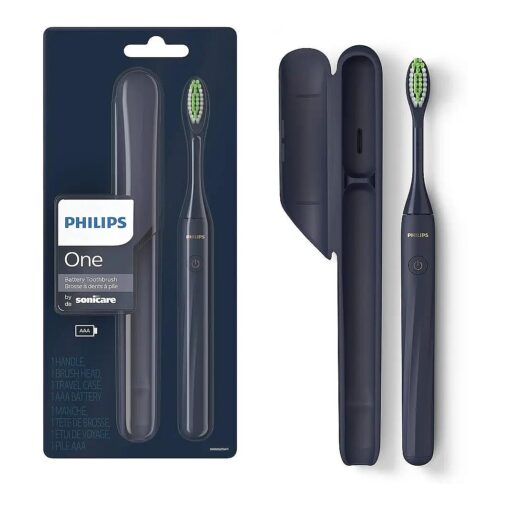 Philips One by Sonicare Battery Toothbrush, Midnight Blue, HY1100/04