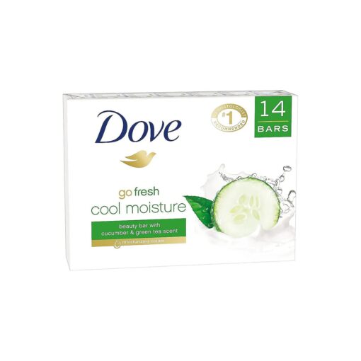 Dove go fresh Beauty Bar, Cucumber and Green Tea 4 oz, 14 Bar