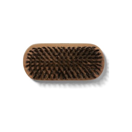 Brush Strokes Firm Military Style Boar Bristle Brush, Normal Fine or Damaged Hair, Reduces Static