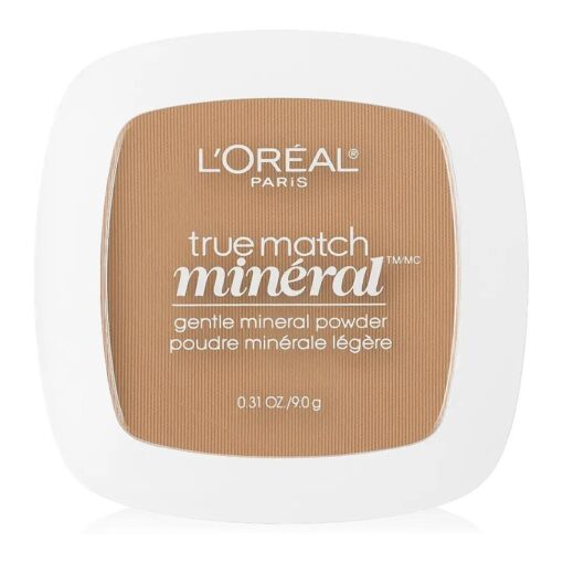 L'Oreal Paris True Match Mineral Pressed Powder, Sand Beige, 0.31 Ounce