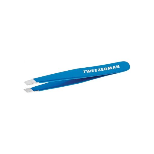 Tweezerman Mini Slant Tweezer, Bahama Blue ( 1248-BLLLT )