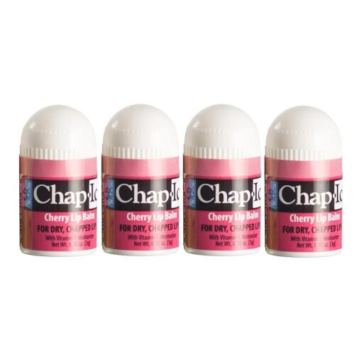 Lot of 4 Oralabs Chap Ice Cherry Lip Balm Mini Cute Bonus Pack ...