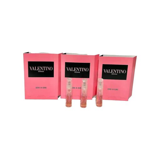 Valentino Born in Roma EDP 0.04 fl, oz, Sample Vial Lot of 3 Glass Partially filled Spray Mini Vials