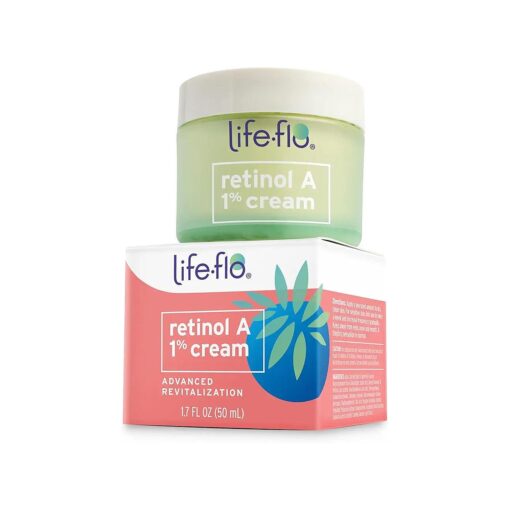 LIFE-FLO Retinol A 1 % Advanced Revitalization Cream | Refines Skin & Diminishes Look of Fine Lines & Wrinkles | 1.7oz