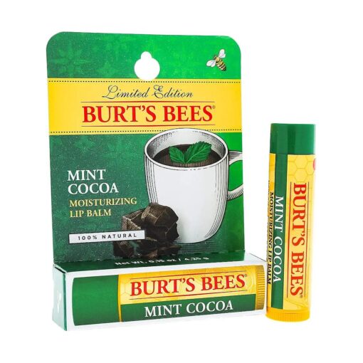 Burt 's Bees Lip Balm Blister, Mint Cocoa, 0.15 Ounce