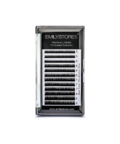 EMILYSTORES Bottom Lash Extension Eyebrow Eyelash Extensions Under Lower False Lashes Mixed J Curl 0.10mm Length 5mm 6mm 7mm 8mm In One Tray