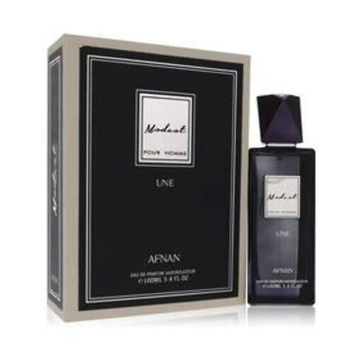 Afnan Modest Une Eau de Parfum Spray for Men, 3.4 Ounce