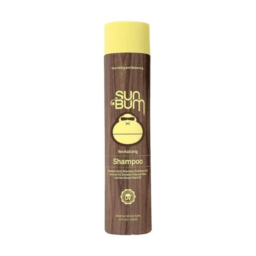 Sun Bum Revitalizing Shampoo | Vegan and Cruelty Free Hydrating, Moisturizing and Shine Enhancing Hair Wash | 10 oz