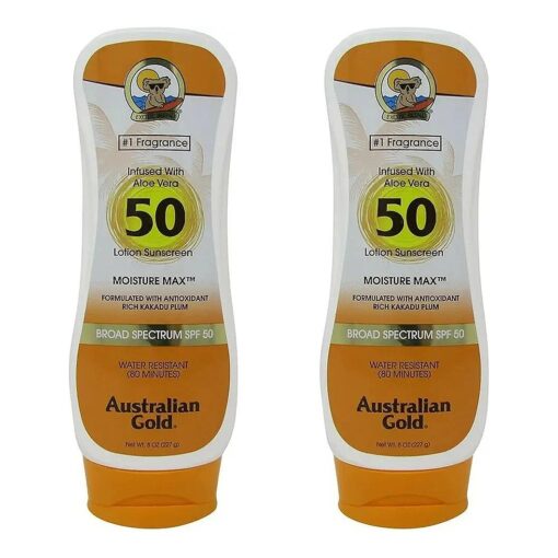 Spf # 50 Lotion Moisture Max 8 Ounce ( 237ml ) ( 2 Pack )