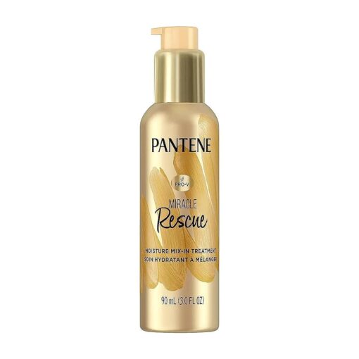 Pantene Miracle Rescue Moisture Mix-In, Damaged Hair Repair Conditioner Add-In, 3 fl oz .