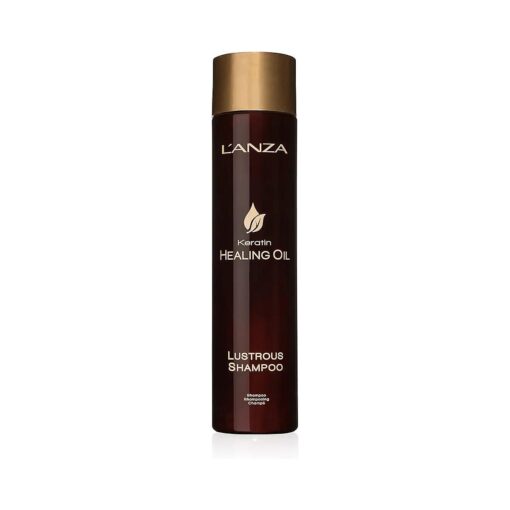 L'ANZA Keratin Healing Oil Lustrous Shampoo for Dry Damaged Hair, Moisture Shampoo Nourishes & Boosts Hair Shine & Strength, Sulfate Free, Cruelty Free Shampoo & Paraben Free Hair Care