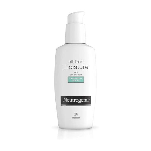 Neutrogena Oil-Free Moisture With Broad Spectrum Spf 15 Sunscreen, 4 fl, oz .