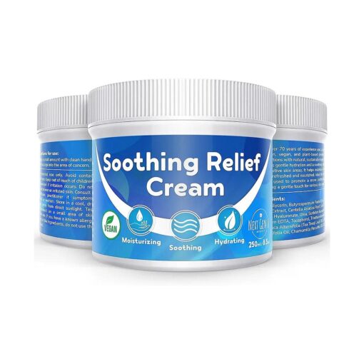 Soothing Relief Cream ( 8.5 oz ), Steroid-Free Anti-Itch Cream w/Oat Extract for Itchy Skin & Body, Dry Skin Moisturizing Cream by Next Gen U