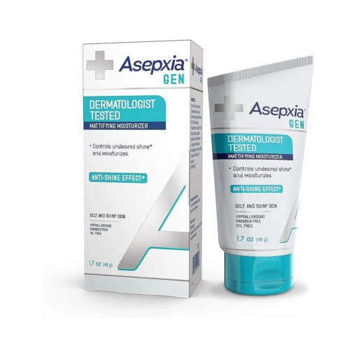 Asepxia GEN Moisturizing Mattifying Cream for Oily Skin, Neutralizes Unwanted Shine, 1.7 Ounce