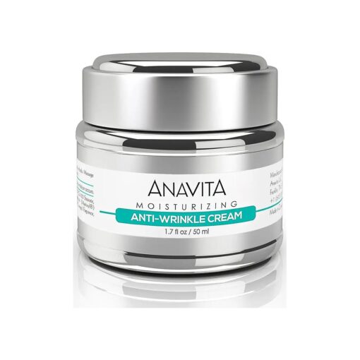 Anavita Moisturizing Anti Wrinkle Anti Aging Cream W/Peptide & Hyaluronic Acid - Day Night - Facial Fine Lines Wrinkles Elasticity Skin Tone - Face Neck Decollete Moisturizer for Women Men 1.7 fl oz