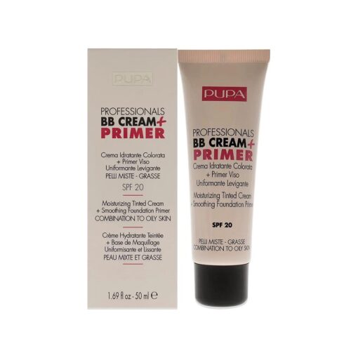 ( Light-Medium ) - PUPA Milano Professionals BB Cream + Primer, Combination - Oily Skin 50 ml