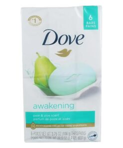 Dove Beauty Bar Gentle Skin Cleanser Moisturizing, 3.75 oz, 6 Bars