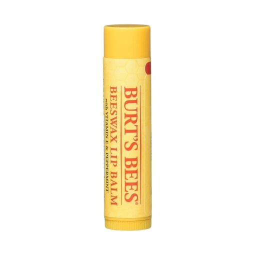 Burt 's Bees Beeswax Lip Balm with Vitamin E & Peppermint 0.15 oz ( Pack of 10 )