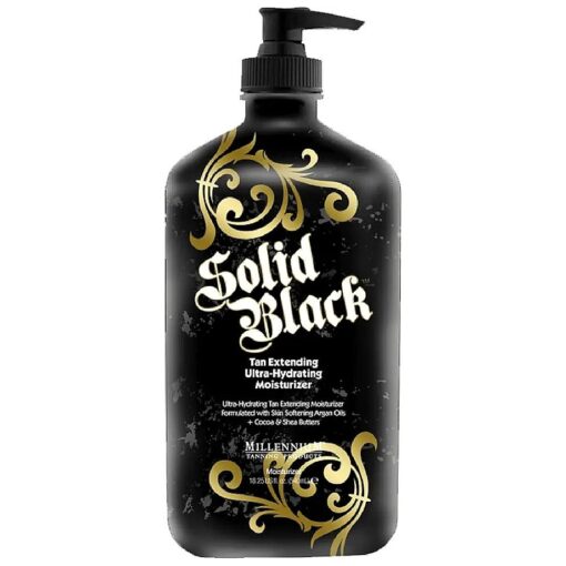 Millennium Tanning Solid Black Tan Extender Lotion - Hydrating After Sun Lotion, 18.25 Ounces