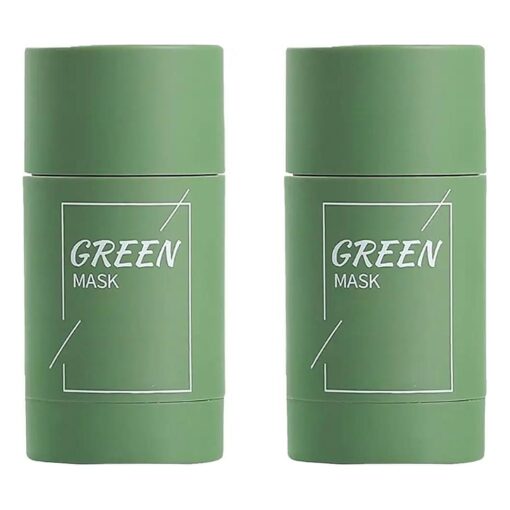 Green Tea Deep Cleanse Mask Stick, EELHOE Poreless Deep Cleanse Mask Stick, EELHOE Green Mask Stick, EELHOE Blackhead Remover, Green Tea Deep Cleanse Mask Stick ( 2PCS )