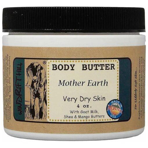 Windrift Hill 4oz Body Butter Moisturizing Lotion For Very Dry Skin ( Mother Earth )