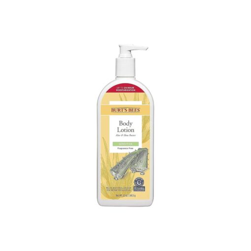 Burt 's Bees Body Lotion for Sensitive Skin with Aloe & Shea Butter, 12 Oz ( Package May Vary )