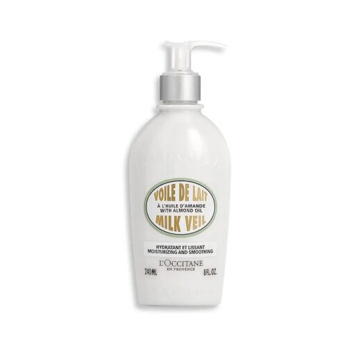 L'Occitane Body Lotion : Moisturizing With Shea Butter, Softening, Visibly Firmer-Looking Skin, Made in France, Almond Milk Veil, Cherry Blossom, Lavender, Rose and Verbena