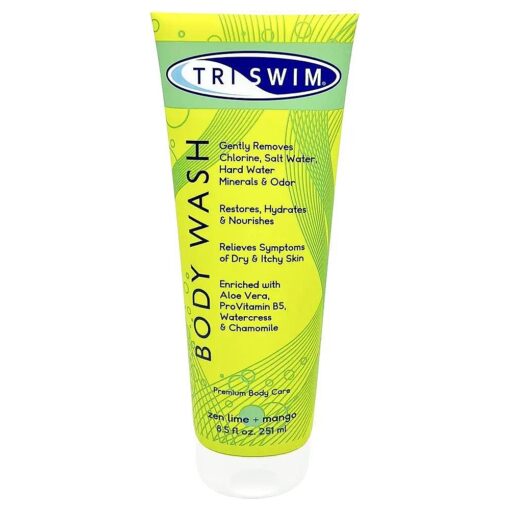 TRISWIM Chlorine Removal Body Wash | After Swim Care | Moisturizing Chlorine Soap For Swimmers And Athletes