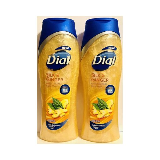 Moisturizing Body Wash - Silk & Ginger - Net Wt, 16 FL OZ ( 473 mL ) Per Bottle - Pack of 2 Bottles