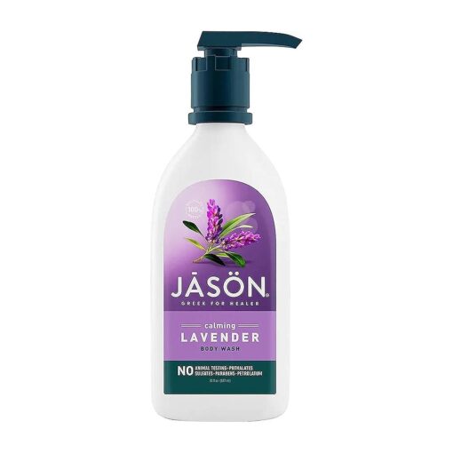 JASON Lavender Calming Body Wash, For a Gentle Feeling Clean, 30 Fluid Ounces