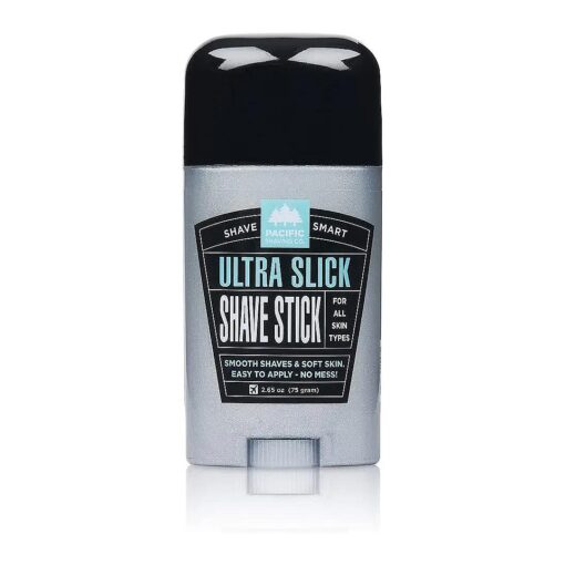 Pacific Shaving Company Ultra Slick Shave Stick - No Mess Body Shaving Stick with Moisturizing Coconut Oil - Travel-Friendly, Good for All Skin Types, Unisex ( 2.5 Oz )