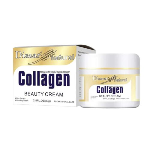 Collagen Cream Forehead Neck Lines Smile Wrinkles Facial Spots Dry Skin Weak Muscules Improve Your Face 80g