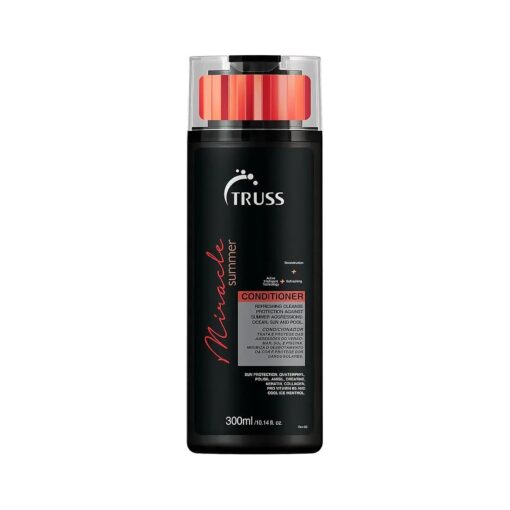 TRUSS Miracle Summer Conditioner - Moisturizing Conditioner, Protects Hair From Sun, UV, Ocean & Pool Water, Adds Shine, Prevents Color Fading - All Hair Types ( 10.14oz )