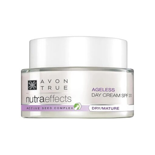 Avon Nutra Effects Ageless Day Cream SPF 20, 50g - Dry/Mature - Active Seed Complex