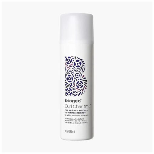 Briogeo Curl Charisma Hydrating Shampoo, Define and Moisturize Wavy, Curly, and Coily Hair, Vegan, Phalate & Paraben-Free, 8 oz