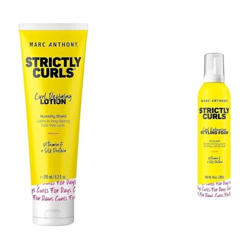 Marc Anthony Strictly Curls Curl Defining Styling Lotion & Strictly Curl Enhancing Styling Foam