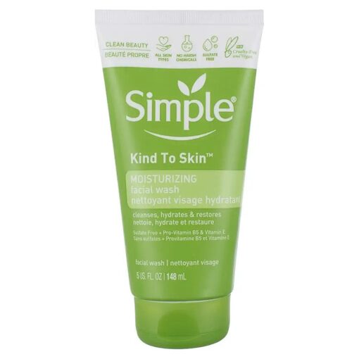 Simple Moisturizing Facial Wash, 5 Ounce ( Pack of 3 )