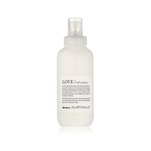 Love Curl Primer, Anti-Humidity Blow-dry Prep Solution for Wavy And Curly Hair, Moisturizing Heat Protection, 5.07 Fl, Oz .