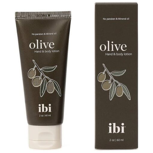 IBI Ultra Hydrating Moisturizing Hand Cream For Dry & Senstive Skin, Olive 2.02 Ounce Tube ( 60ml 1 Pc )