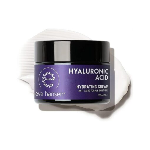 Hyaluronic Acid Cream for Face | Natural Face Moisturizer, Neck Cream, Anti-Wrinkle Cream | Anti Aging Face Cream for Women, Mens Moisturizer for Face w/Organic Botanical Extracts 1.75oz